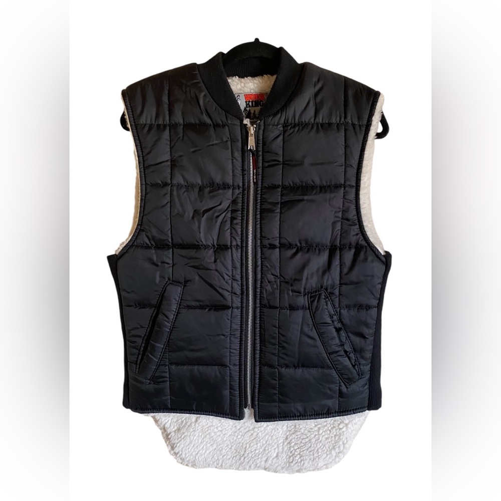 Work king Sherpa Lined Full Zip Vest S